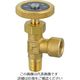 エスコ R 1/4”xRc1/8” ニードルバルブ(黄銅ハンドル) EA426CJ-12 1セット(10個)（直送品）