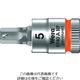 Wera Werk 8740A HFソケット HexーPlus 5.0x28mm 003335 1個 195-2875（直送品）