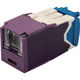 パンドウイットコーポレーション PANDUIT カテゴリ6A シャッター付モジュラージャック 紫 CJH6X88TGVL 1個（直送品）