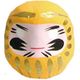 ヤマコー 風水だるまさん 黄 85043 1個（直送品）