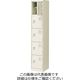 三島精器 シューズボックス(1列5段 5人用 扉付 鍵付) BST1ー5HKN 1台（直送品）