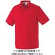 クロダルマ 半袖ポロシャツ レッド M 26446ー70ーM 1セット(2枚)（直送品）