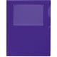 セキセイ アドワン ワイド&ハーフフォルダー A4タイトルポケット付 パープル AD-2406-80 1セット(10冊)