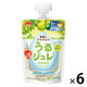 【1歳頃から】果実とミネラルのうるジュレ GREEN 100g 6個 森永乳業 ベビーフード 離乳食 ゼリー飲料