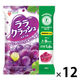 マンナンライフ ララクラッシュぶどう味 12袋　蒟蒻ゼリー