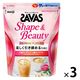 プロテイン ザバス(SAVAS) フォーウーマン シェイプ&ビューティ ミルクティー風味 900g 3個 明治 プロテイン