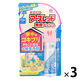 おすだけアースレッド 無煙プッシュ 120プッシュ ゴキブリ 駆除 1ヵ月 予防 殺虫剤 スプレー 1セット（1本×3）アース製薬