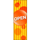 のぼり旗 オープン 03  W600×H1800mm 1枚 田原屋（直送品）