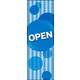 のぼり旗 オープン 05  W600×H1800mm 1枚 田原屋（直送品）