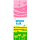 のぼり旗 SPRINGFAIR 11  W600×H1800mm 1枚 田原屋（直送品）