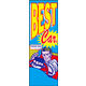 のぼり旗 BESTCAR 06  W600×H1800mm 1枚 田原屋（直送品）