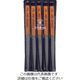 ツボサン 組ヤスリ 5本組 楕円 油目 DE005-04 1セット(5本) 852-7989（直送品）