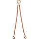 TAIYO 2本吊 インカリフティングスリングJIS 1t用×1.5m(1013755) 2ILS 1TX1.5-4K 1セット（直送品）