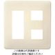 パナソニック Panasonic フルカラーモダンプレート5コ用・W WN6005W 1セット(10個) 158-3120（直送品）