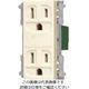 パナソニック Panasonic フルカラー接地ダブルコンセント WN15123 1セット(5個) 157-9914（直送品）