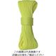 ユタカメイク ロープ パイレンカラーロープ 5φ×10m イエロー A-89 1本 113-0694（直送品）