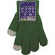 勝星産業 勝星 スマホ対応のびのび手袋ボツ無し緑 #147-GR 1セット(10双) 174-3826（直送品）