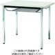 トラスコ中山 TRUSCO 会議用テーブル900X900XH700 下棚付 丸脚 ホワイト TDST0990-W 1台 208-2292（直送品）