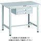 TRUSCO 軽荷重作業台(300kg)AE型 900X600XH740 薄型2段引出し付 ホワイト色 RAE-0960UDC2 W 1台（直送品）