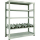 TRUSCO 一斗缶ラック スチールラック M3型中量棚 W1500×D571×H1800 5段 単体 缶受×4付 M3-6565-KU4（直送品）