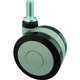 トラスコ中山 TRUSCO ねじ込み双輪キャスター エラストマー車輪 自在 Φ100 M16 TDGG100-M16 1個 206-8595（直送品）