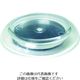 トラスコ中山 キャスター用受け皿　ゴム付　６０ＭＭ　透明 TUR600-TM-12 1袋（12個） 206-3277