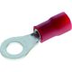 トラスコ中山 TRUSCO 絶縁被覆付圧着端子 拡管形 丸形 100個入 TRBV1.25-3.5-R 1箱(100個) 207-3910（直送品）