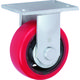 トラスコ中山 TRUSCO 重高荷重用キャスター 固定 100MM 耐湿ウレタン車輪620KGF HR/HM100620RPCI-TG 1個（直送品）
