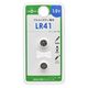 オーム電機 アルカリボタン電池 LR41 2個入 08-4135 1パック(2個)（直送品）