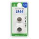 オーム電機 アルカリボタン電池 LR44 2個入 08-4137 1パック(2個)（直送品）