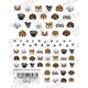 イングカワモト TSUMEKIRA(ツメキラ) ネイルシール es Hello Dogs ES-HDG-101 1セット(3枚)（直送品）
