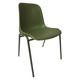 会議用チェアELENA ワントーン オリーブ 1箱（4脚入） イタリア製 ミーティングチェア 会議椅子 キャスター無し グリーン