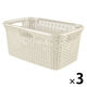 CURVER Style（スタイル） ランドリーバスケット 45L ホワイト 1セット（3個）