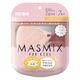 川本産業 MASMiX KIDS ピンク×ロータス　子ども向け 使い捨て　不織布　バイカラー　立体マスク 1袋(7枚入)