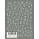 TSUMEKIRA(ツメキラ) ネイルシール SANZOUプロデュース1 One stroke writing WHITE NN-SNZ-1（直送品）