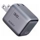 AUKEY USB充電器 30W PD対応 折りたたみ式 [USB-C 1ポート]グレー PA-C1-GY 1個