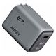 AUKEY USB充電器 67W PD対応 折りたたみ式 [USB-A×1/C×2]グレー PA-C3-GY 1個
