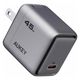 AUKEY USB充電器 45W PD対応 折りたたみ式 [USB-C 1ポート]グレー PA-C2-GY 1個