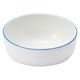 無印良品 磁器 ペット用フードボウル 小 ブルーライン 良品計画
