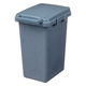 リス 対馬海洋プラスチック約10%配合 連結ワンハンドペール 47L(45Lゴミ袋対応）ゴミ箱 オーシャンブルー 1個（寄付金付き） オリジナル