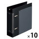 リヒトラブ myfa（ミファ） コレクションファイル ミニ ワイド ブラック F3321ー24 10冊