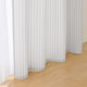 無印良品 再生ポリエステル使い ノンプリーツカーテン 幅１００×丈１３５ｃｍ用 グレーストライプ 良品計画