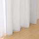 無印良品 再生ポリエステル使い ノンプリーツカーテン 幅１００×丈１０５ｃｍ用 グレーストライプ 良品計画