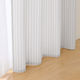 無印良品 再生ポリエステル使い ノンプリーツカーテン 幅１００×丈２００ｃｍ用 グレーストライプ 良品計画