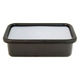 アドバンスドア 保存容器 M 0.76L 浅型 角型 琺瑯 抗菌 ブラック ADーM.BK 1個
