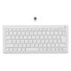 ナカバヤシ Copilotキー搭載　無線静音ミニキーボード　ホワイト　　 FKBーR251W 1個