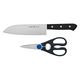 ツヴィリングJ.A.ヘンケルスジャパン ヘンケルス ロストフライ 三徳包丁 / 料理バサミ セット 1セット