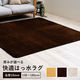 イケヒコ ウード 無地ラグ 1850×1300mm ブラウン 1281291061503 1枚（直送品）