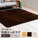 イケヒコ ウード 無地ラグ 3000×1850mm ブラウン 1281301061403 1枚（直送品）