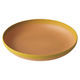 ナカジマ プレート 24cm MUSUBI 山中塗 プラスチック ナチュラルブラウン イエロー 404451 1個（直送品）